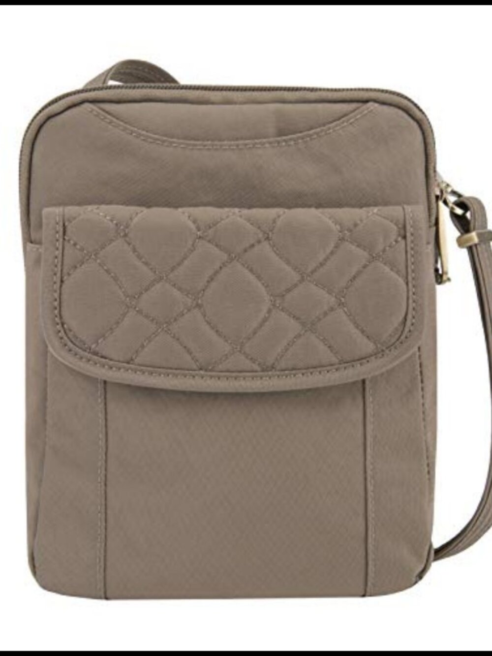 Travelon Anti-Theft Quilted Slim Pouch RFID Crossbody Bag